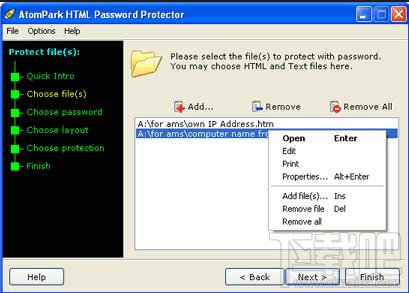 AtomPark HTML Password Protector,AtomPark HTML Password Protector下载,AtomPark HTM
