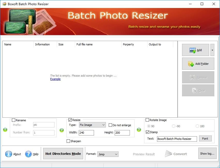 Boxoft Batch Photo Resizer下载,图像处理软件,图像处理,图片编辑