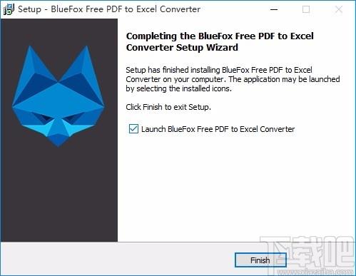 BlueFox Free PDF to Excel Converter下载,PDF转Excel转换器