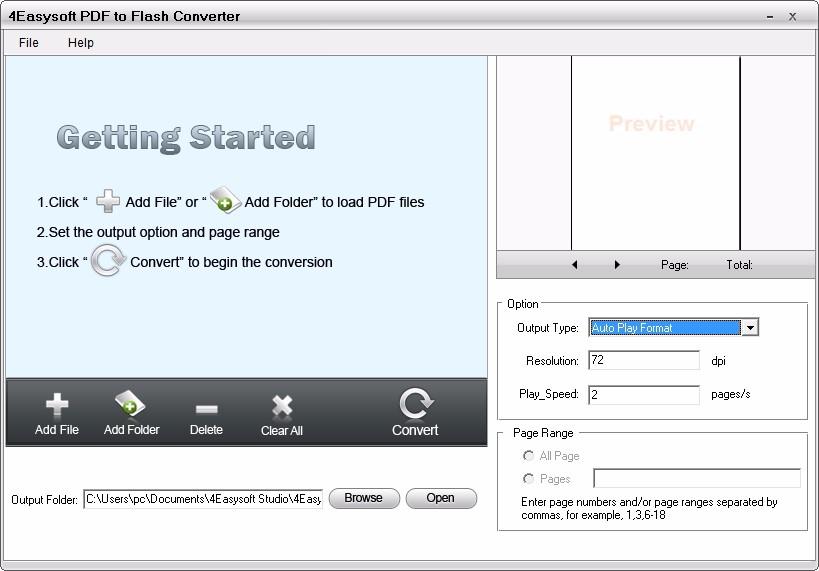 4Easysoft PDF to Flash Converter下载,PDF转flash