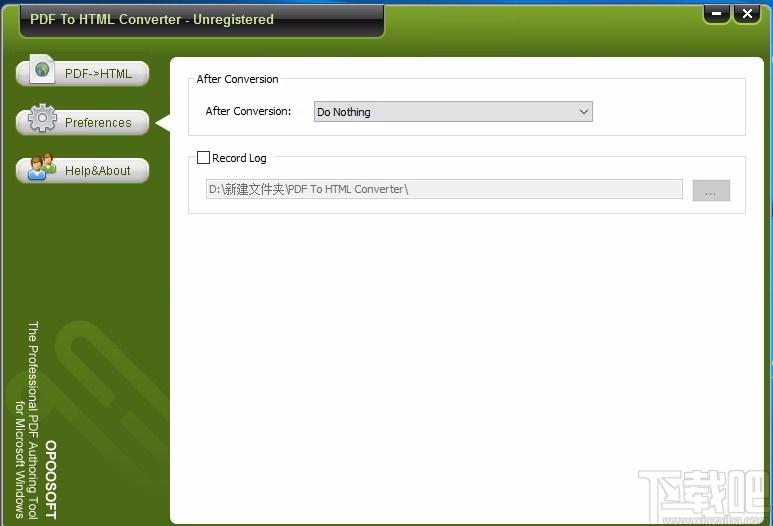 Opoosoft PDF To HTML Converter,PDF转HTML,转换器